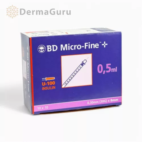 BD Micro-Fine+ Penkanyle 0,5 ml 30G, Einwegspritze, 10 Stk