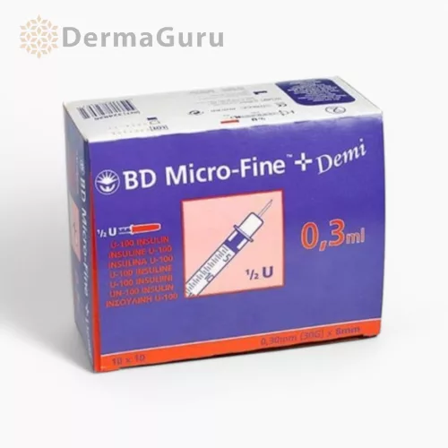 BD Micro-Fine+ Penkanyle 0,3 ml 30G, Einwegspritze, 10 Stk