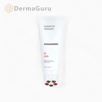   Mesoestetic Bodyshock Celluexpert, straffendes Konzentrat gegen Cellulite, verbessert die Hautelastizität und reduziert die Sichtbarkeit von Dehnungsstreifen, 200 ml
