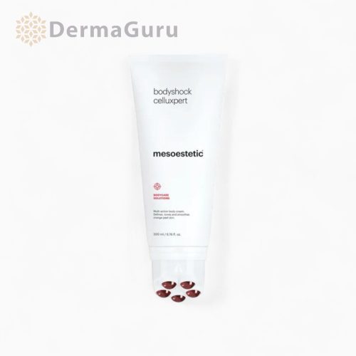 Mesoestetic Bodyshock Celluexpert, straffendes Konzentrat gegen Cellulite, verbessert die Hautelastizität und reduziert die Sichtbarkeit von Dehnungsstreifen, 200 ml