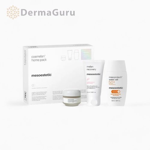 Mesoestetic Cosmelan Home Pack, Heimanwendung gegen Pigmentflecken, reguliert die Melaninproduktion und schützt die Haut vor Sonnenschäden, 3 Produkte