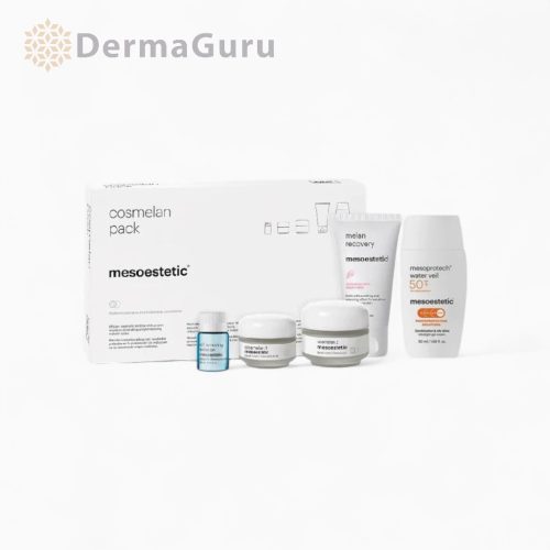 Mesoestetic Cosmelan Heimpigmentflecken-Behandlungspaket, Professionelle Depigmentierungslösung gegen hartnäckige Flecken, sicher, wirksam und langanhaltend, 5 Produkte