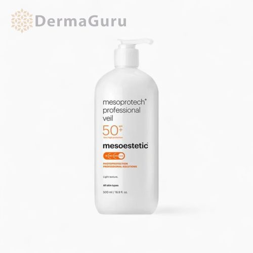 Mesoestetic Mesoprotech Professional Veil, Heim- und professionelle Sonnenschutzbehandlung mit SPF 50+ Schutz, 500 ml