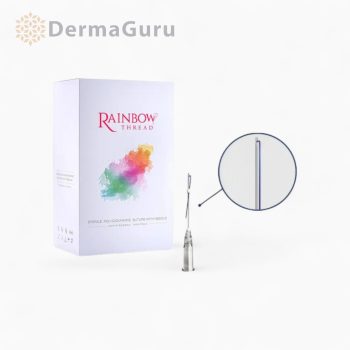   Rainbow Thread Eyelid, Biosfaden zur Anhebung der Augenpartie und Augenbrauen, 30G/25/30, 100 Fäden (5 Beutel x 20 Stk)