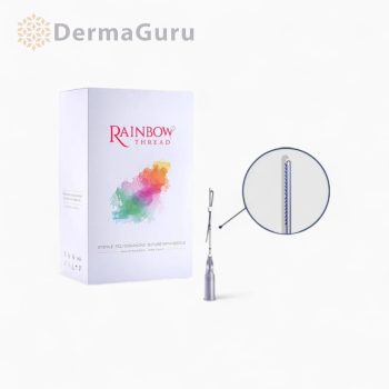   Rainbow Thread Hi Rhino, Biofaden zur Nasenformung und -hebung, 19G/38L/60, 100 Fäden (5 Beutel x 20 Stk)