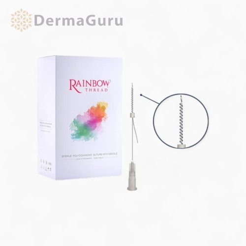 Rainbow Thread Screw, Spiral-Biofaden zur Gesichtsstraffung und Konturformung, 29G/50/80, 100 Fäden (5 Beutel x 20 Stk)