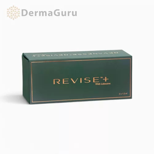 Revanesse Revise+, Lidocain, Hyaluron-Filler, für empfindliche und empfindliche Bereiche, 2 x 1,2 ml