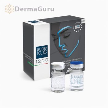   Sunekos1200, Hyaluronfiller, Aminosäuren, Behandlung starker Falten und geschädigter Haut, 1 x 3 ml + 1 x 100 mg